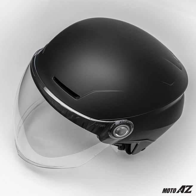 제퍼 모토에이지 반모 헬멧 초경량 오토바이 헬멧 770G 배달 업무용 하프페이스, 검정