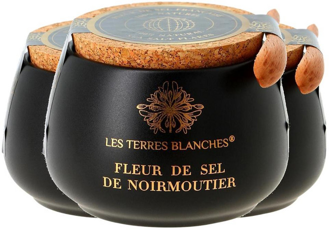 프랑스 레 테레스 블랑쉬 Les Terres blanches Blackmoutier Salt 느와르무티에 솔트 100g, 3개