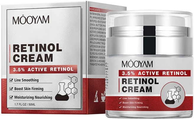 1+1 레티놀 잔주름 크림 활성 레티놀 에센스 3.5% 함유 안티에이징 크림 수분 공급, 2개 - 쿠팡