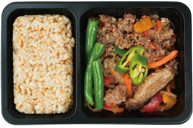 [샐러드보울] 넉넉소반 체육관 도시락 16종 골라담기 5. 단짠 소불고기, 8개, 357g