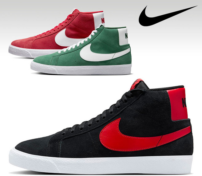 빅사이즈 하이탑 스니커즈 ~330mm 나이키 블레이저 운동화 왕대발 큰 남성 스케이트보드 신발 BZE81