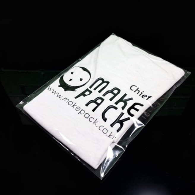 [메이크팩] pp폴리백 (접착있음) 투명하고 빳빳한 재질 50x68+4 cm 200장, 1개, 투명