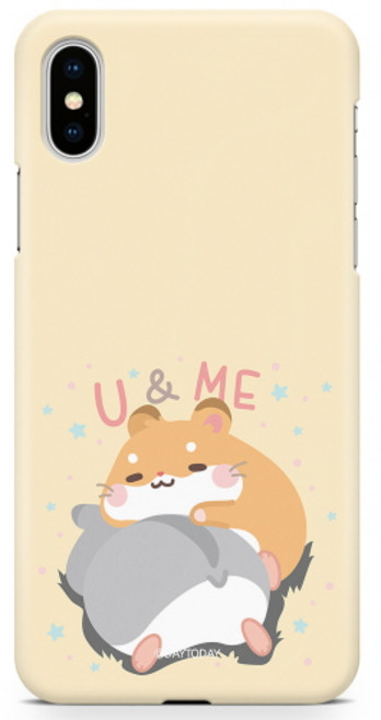 데이투데이 아이폰XS 케이스 햄스터 하드