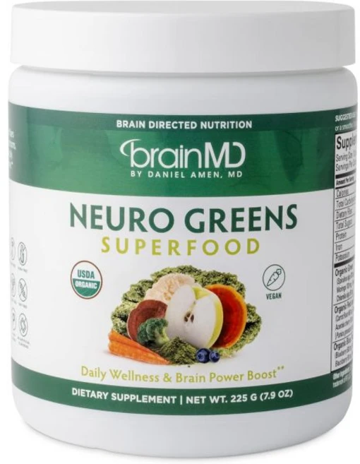 MD Dr Amen Neuro Greens Superfood - 7.9 oz - Supports Whole-Body Wellness Digestion + & Health -, MD Dr Amen Neuro Greens Superf, 1개 - 쿠팡