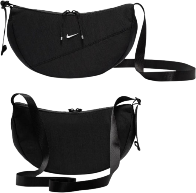 [국내매장판] 나이키 아우라 크레센트 크로스바디 백 (4L) HQ4370-010