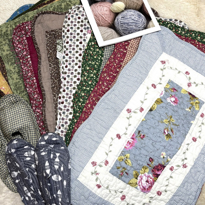 2종세트 주방발매트 욕실 현관 발 면 매트 사무실 화장실 미끄럼방지 면 워셔블매트, 3)트리그린+트리브라운