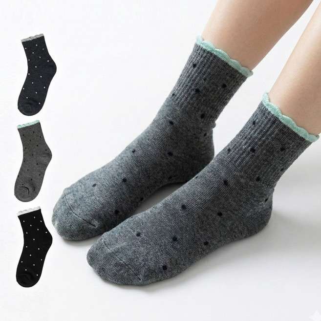 모먼트린 데일리 미니 도트 삭스 3켤레 세트