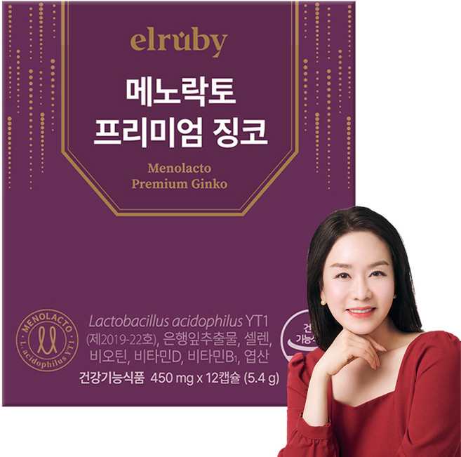 휴온스 엘루비 메노락토 프리미엄 징코 / 신상품 리뉴얼 징코, 12정, 1개