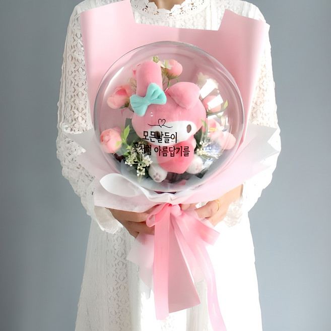 MORIANN 三麗鷗娃娃留言氣球花束, 美樂蒂, 1個