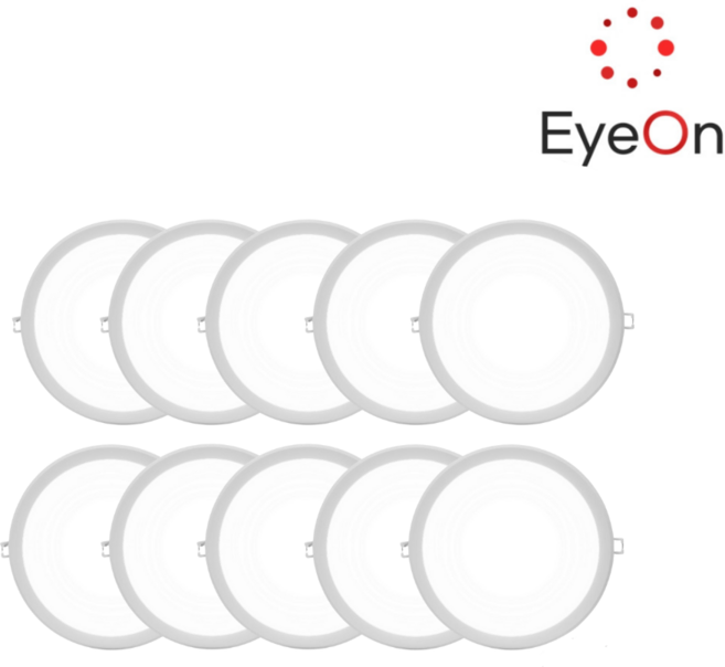 아이온 AS2년 8인치 다운라이트 40W 벌레방지 방습 아주밝음 플리커프리 주광/전구/주백, 주광색(하얀색), 10개