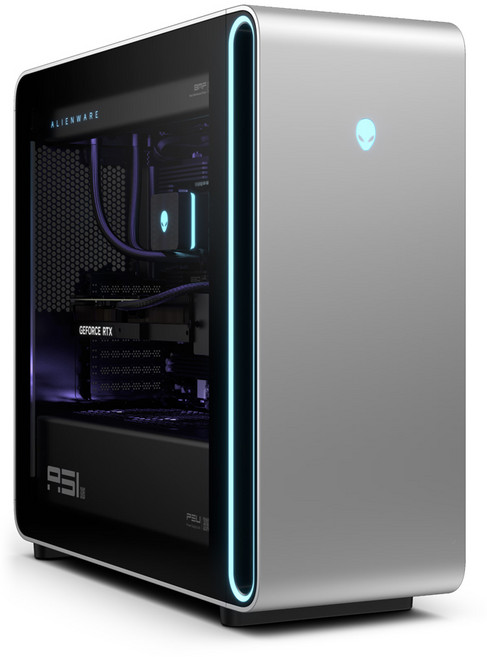 (재고보유)Dell 에일리언웨어 Area 51 델 게이밍 데스크탑 DAWARR8-WP04KR Intel 285K DDR5 64GB 2TB SSD RTX 5090 Win11 Pro, 실버