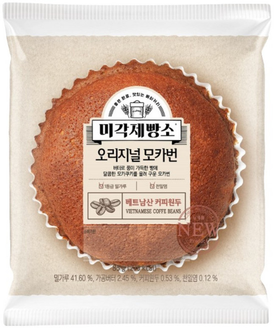 미각제빵소 오리지널 모카번, 85g, 3개
