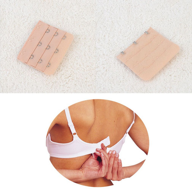 브라끈 브래지어 연장후크 3단-살색 일반형