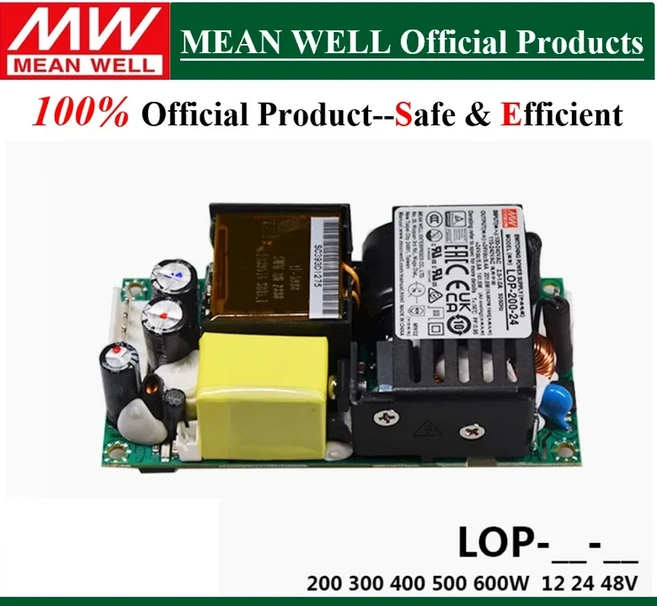 오리지널 Mean Well 200W 전원 공급 장치 LOP-200 LOP-300 LOP-400 LOP-500 LOP-600 LOP-400-C LOP-500-C L, 03 LOP-600, 02 27V