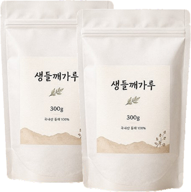 국산 100% 생들깨가루 볶지 않고 탈피한 생들깨, 600g, 1세트