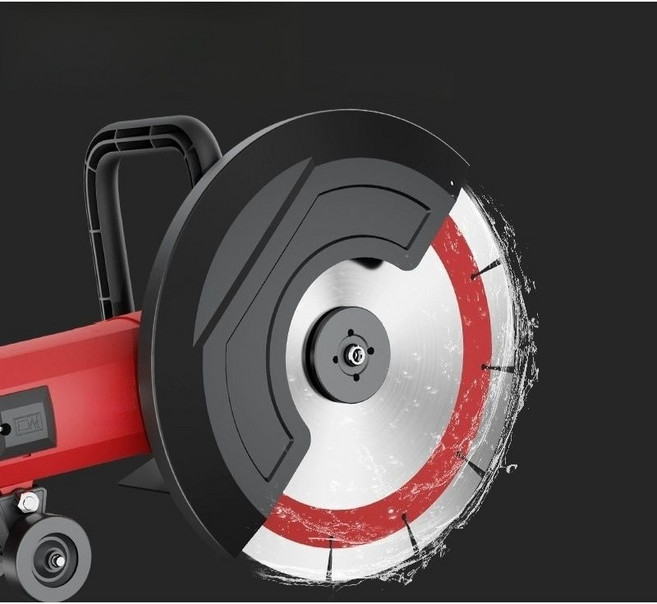 콘크리트절단기 홈파기 도로컷팅기 원형톱 아스팔트 절단 310 패키지 1개 11cm 6800W, 420 다이아몬드 1개+푸시 16cm
