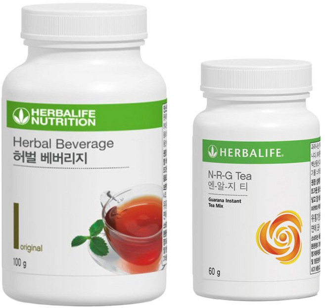 허벌라이프 허벌티 100g+과라나 허브차 엔알지티 60g 허브차 세트, 1세트