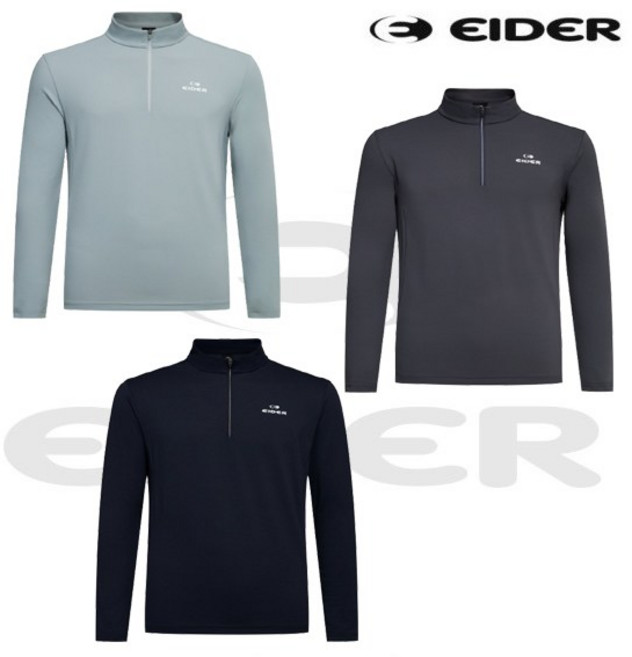 아이더 [매장정품] 땀이나도 금방 마르는 남성 (POP 솔리드) 긴팔 짚업 티셔츠 [DMP25281][NC불광]