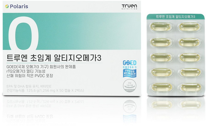 Truen 초임계 알티지 오메가3, 100정, 1개