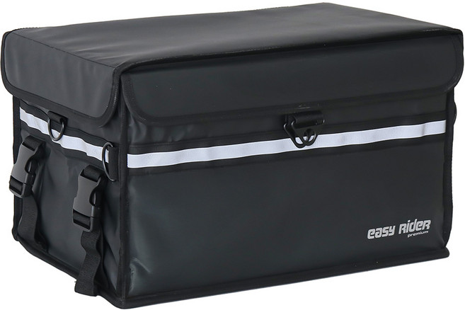 이지라이더 3세대 오토바이 배달통 배달 대행 가방, 블랙