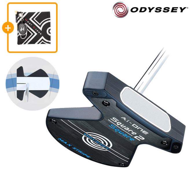 (한국캘러웨이정품오디세이) 2025년 Ai-ONE S2S(스퀘어2스퀘어) 퍼터(MAX STRIPE), (MAX STRIPE)86.36cm(34인치)