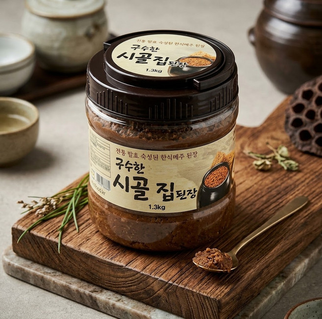 전통발효 집밥 시골집찌개된장 구수한 레트로, 1개, 1.3kg