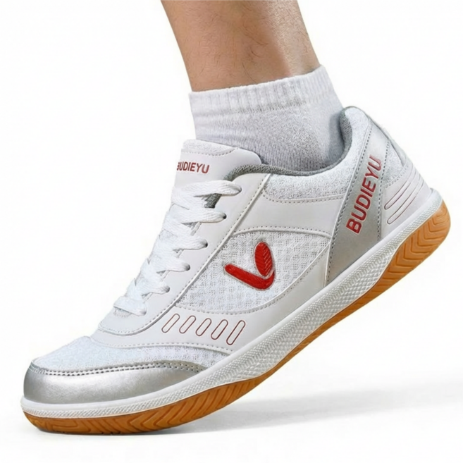 남녀공용 메쉬 통기성 미끄럼 방지 전문 훈련 탁구화