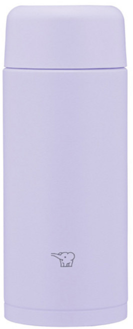 ZOJIRUSHI 象印 不鏽鋼馬克保溫保冷瓶 SM-MS25, 1個, 0.25L, 丁香紫