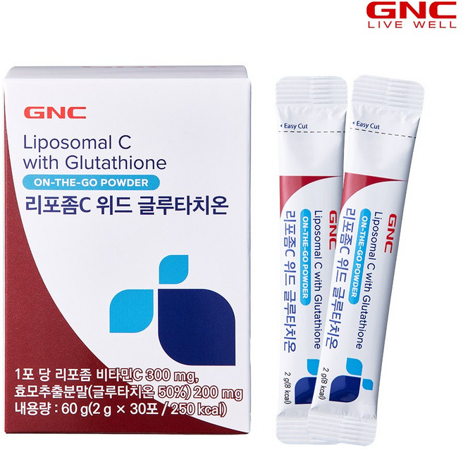 [GNC] 리포좀C 위드 글루타치온 (2g x 30포)_56735, 1개, 60g