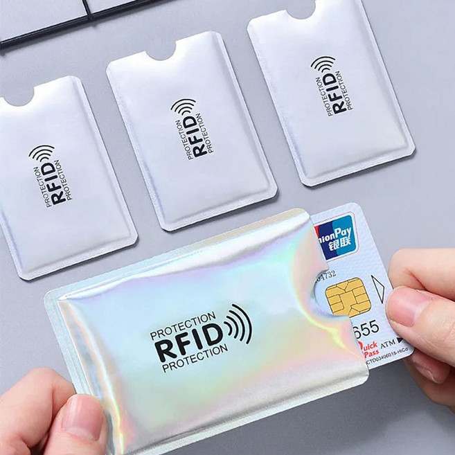 rfid차단카드필름 안티스 스방지 여행 카드 카드복사방지 전자파차단 여행필수품