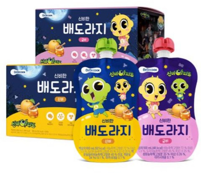 신비한 배도라지 신비/금비 액상차 100ml 1팩유아음료 유아주스 아이간식, 금비(100ml x 20팩)