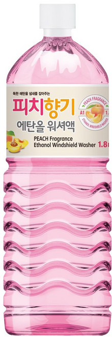 에이원-피치향기에탄올워셔액1.8L, 3개, 1.8L