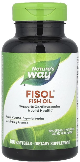 네이처스웨이 피솔 피쉬 오일 Fisol fish oil 소프트젤 180정, 1개 - 쿠팡