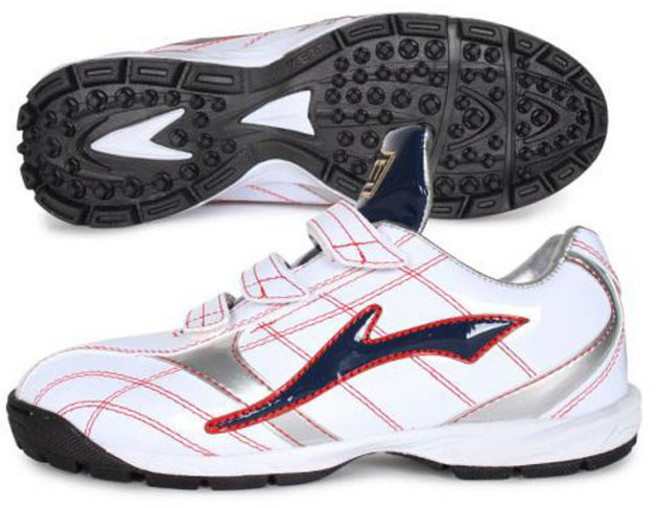 제트 BSR 8805TY 화이트네이비 인조잔디화 야구화