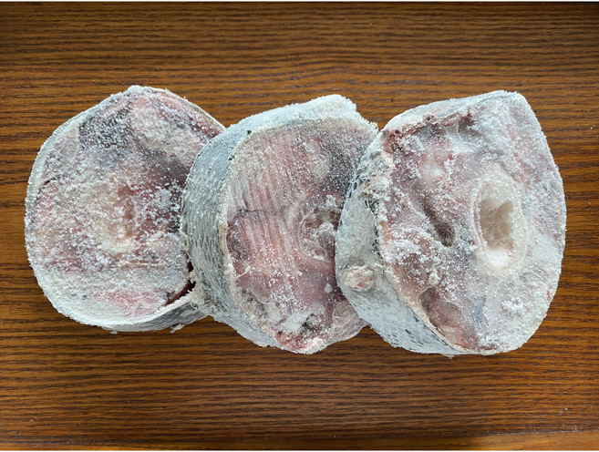 눈다랑어 꼬리 1kg 구이용 냉동참치회 집에서먹는 참치회, 1개