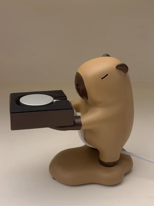 카피바라 애플워치 갤럭시워치 충전 거치대, 1개