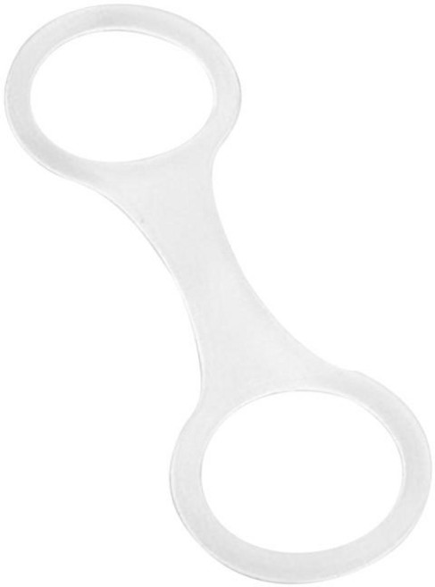 GHSHOP 실리콘 스노클 고정 클립 리테이너 전문가용 범용 기어 패스너 스노클링용 스노클 홀더, 분명한