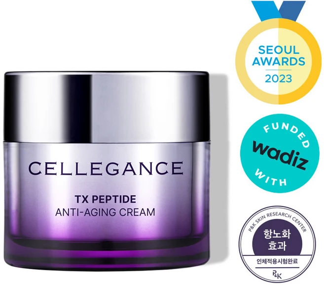 서울어워드 우수상품선정 셀레강스 티엑스 펩타이드 안티에이징 크림 50ml, 1개 - 쿠팡