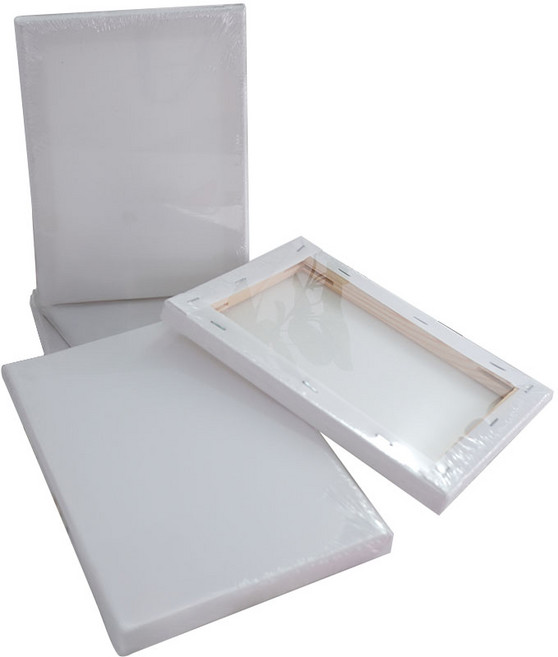 金羽毛 小尺寸純棉畫布 15x20cm 素描 彩繪 油畫 流體畫 無框畫, 10個, 1520號