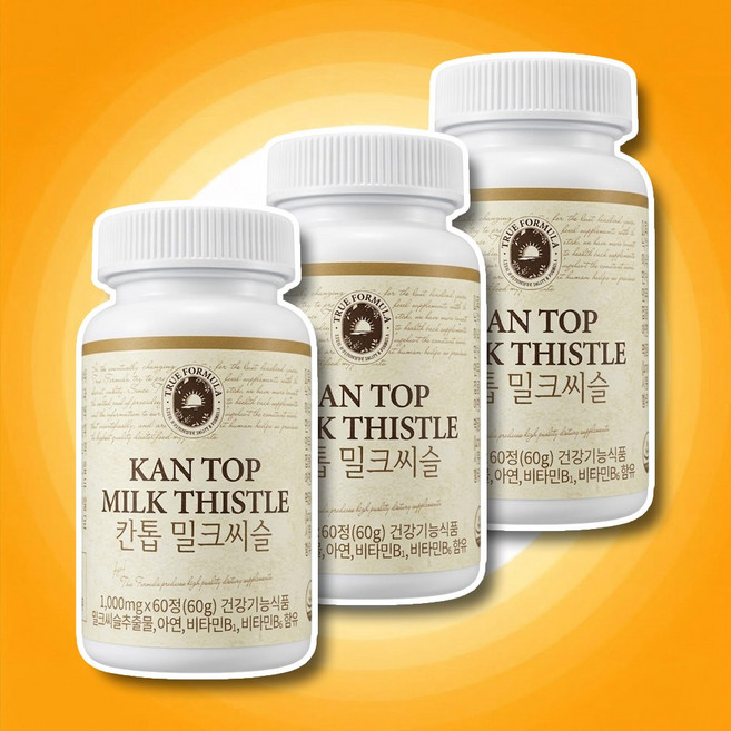 트루포뮬러 칸톱 밀크씨슬 1000mg x 60정 x 3박스 3개월분