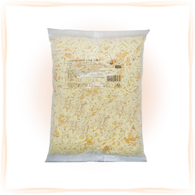 썬리취 디오 GC10 트리플슈레드 자연치즈 피자치즈 2.5kg 대용량 업소용, 1개, 2.5g