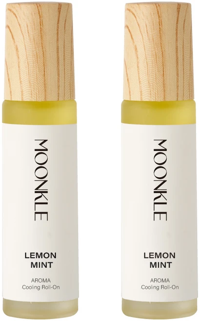 뭉클 아로마 쿨링 롤온 에센셜 오일, 레몬 민트+레몬 민트, 1개, 10ml - 쿠팡