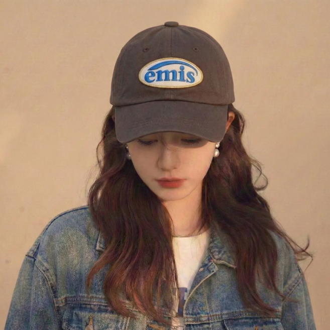 [국내정품] 이미스 모자 와펜 볼캡 연예인 야구 캡모자 빅사이즈 커플 리뉴얼 (사은품)