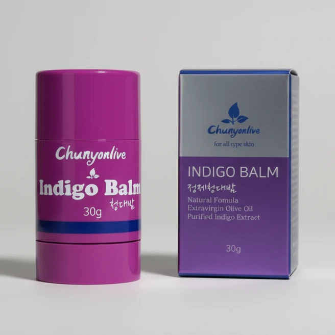 천연라이브 정제 청대밤( INDIGO BALM) 스틱 각질케어 트러블케어, 1개, 30g - 쿠팡