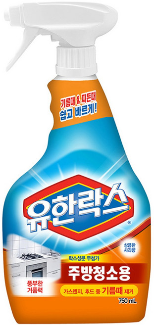 유한락스 주방청소용, 750ml, 1개
