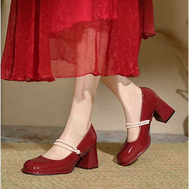 Angel 빅사이즈 메리제인구두270 하이힐 파티슈즈 여성여름구두 펌프스 발편한여성샌들 작은발샌들