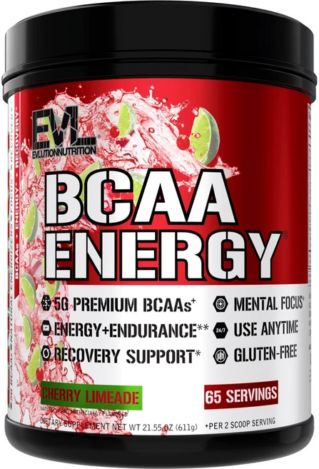EVLUTIONNUTRITION BCAA 에너지 체리 라임에이드, 1개, 611g - 쿠팡