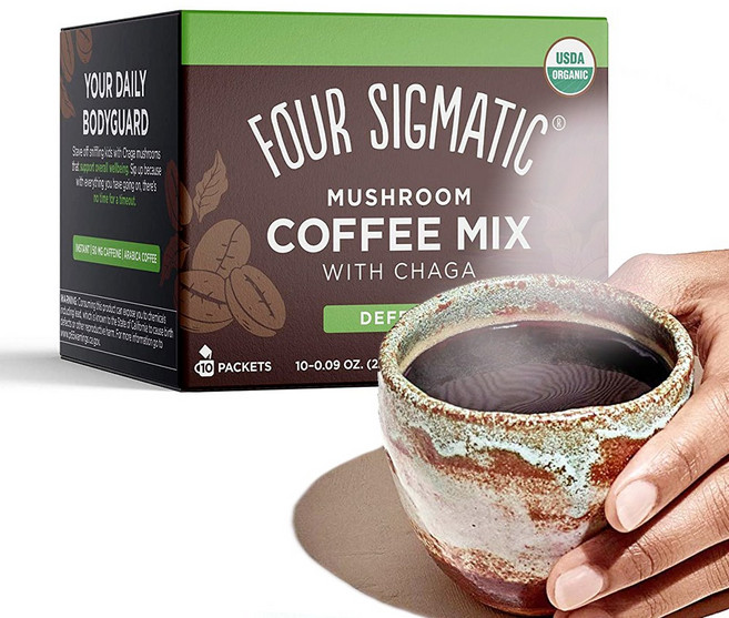 Four Sigma Foods Sigmatic 차가 동충하초버섯 커피믹스 2.5g x 10팩, 1개, 25g, 10개입