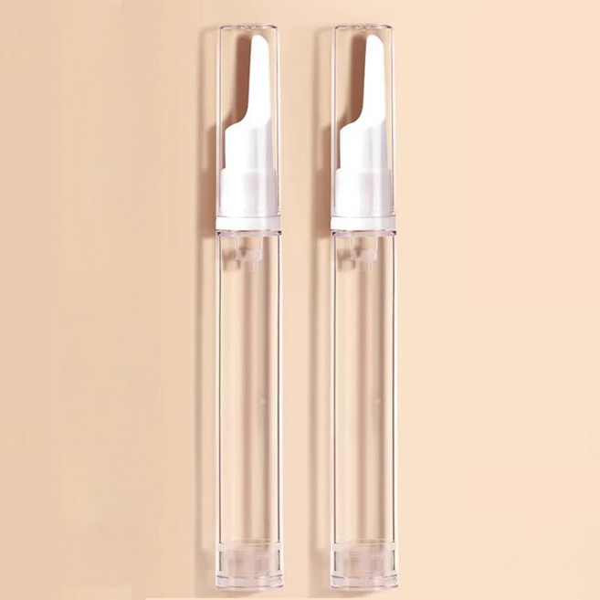 일호장신구 공병 2개 스틱 얇은 튜브 여행용 진공공병 스킨 아이 크림 로션 에센스 소분 용기, 1개, 15ml