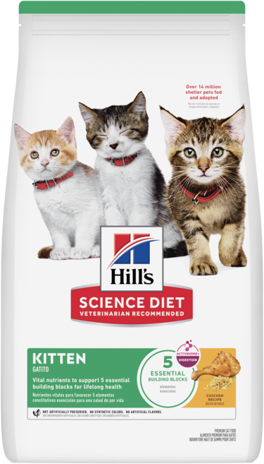 Hill's Science Diet 幼貓乾糧 5種必需營養素, 7.03g, 1包, POULTRY